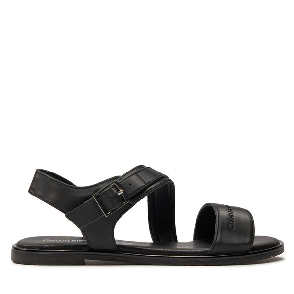 Calvin Klein Jeans Sandali Calvin Klein Jeans Flat Sandal V3A2-80825-1688 S Črna