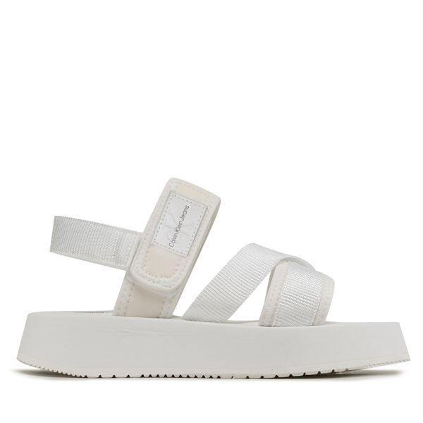 Calvin Klein Jeans Sandali Calvin Klein Jeans Prefresato Sandal Bagde YW0YW00967 Bela