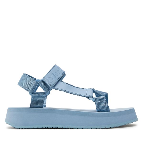 Calvin Klein Jeans Sandali Calvin Klein Jeans Sandal Velcro Webbing Dc YW0YW01353 Modra