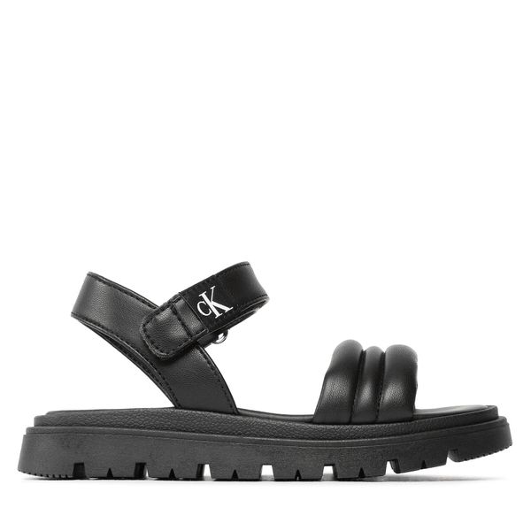 Calvin Klein Jeans Sandali Calvin Klein Jeans Velcro Sandal V4A2-80512-1614 Črna