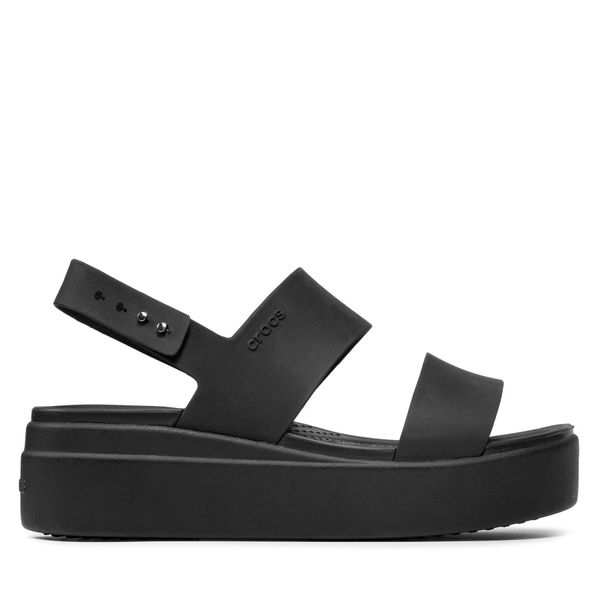 Crocs Sandali Crocs Brooklyn Low Wedge W 206453 Črna