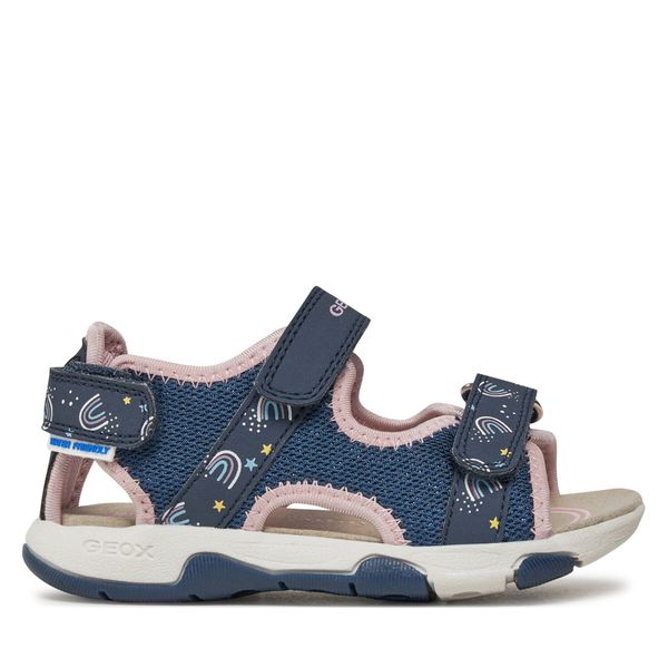 Geox Sandali Geox B Sandal Multy Girl B450DA 0ASCE CF48T S Mornarsko modra