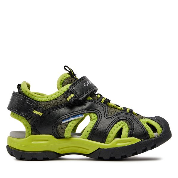 Geox Sandali Geox J Borealis Boy J450RC 014BU C0802 M Black/Lime