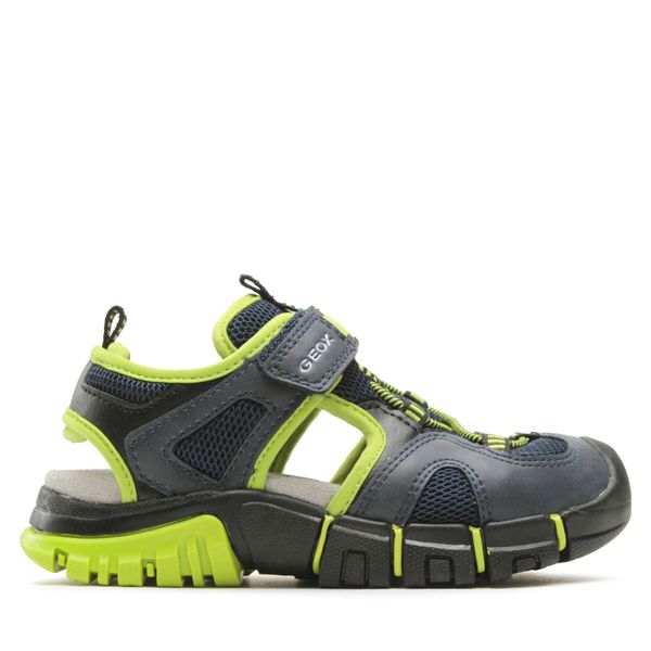 Geox Sandali Geox J Sandal Dynomix Boy J35GHA014MEC0749 S Mornarsko modra