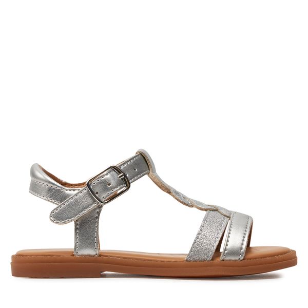 Geox Sandali Geox J Sandal Karly Girl J4535H 0NFQD C1007 M Silver