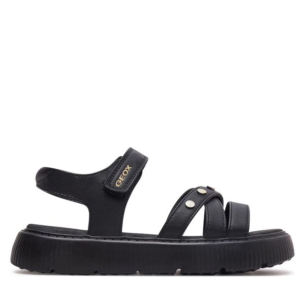 Geox Sandali Geox J Sandal Kodette Gir J45DBI 0003W C9999 D Črna