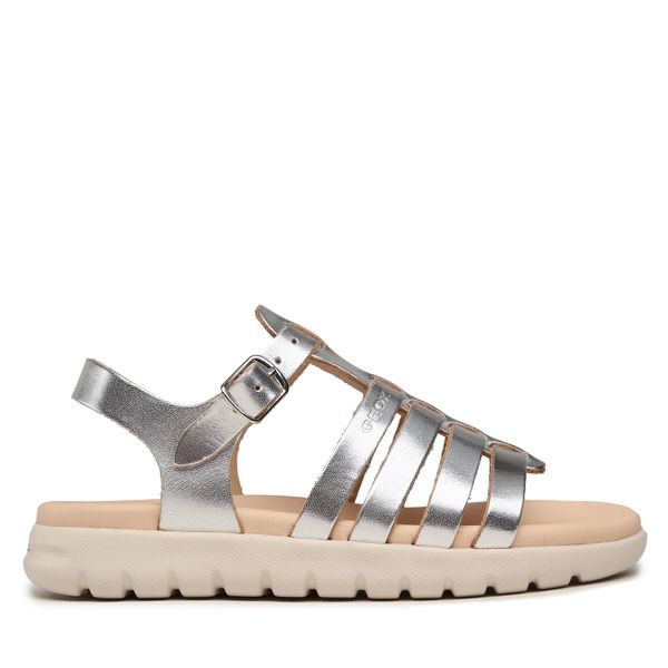 Geox Sandali Geox J Sandal Soleima Gir J35GSB 000CF C1007 S Srebrna