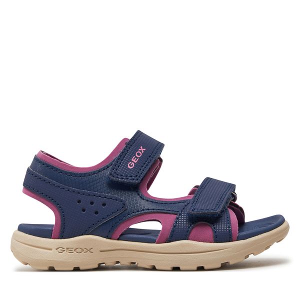 Geox Sandali Geox J Vaniett Girl J456AA 015CE C4268 M Navy/Fuchsia