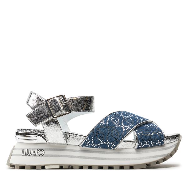 Liu Jo Sandali Liu Jo Maxi Wonder 11 BA4105 EX259 Mornarsko modra