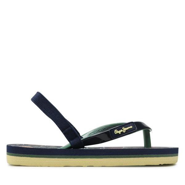 Pepe Jeans Sandali Pepe Jeans Beach Palms Boy K PBS70052 Mornarsko modra