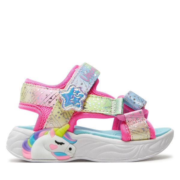 Skechers Sandali Skechers Unicorn Dreams Sandal-Majestic Bliss 302682N/PKMT Roza