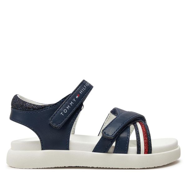 Tommy Hilfiger Sandali Tommy Hilfiger Strippes Velcro Sanadal T1A2-33234-0326 S Mornarsko modra