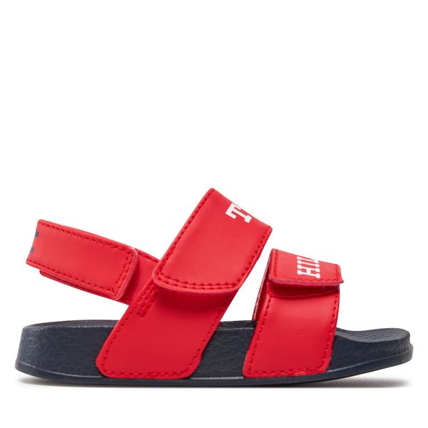 Tommy Hilfiger Sandali Tommy Hilfiger T1B2-33453-1172 M Rdeča