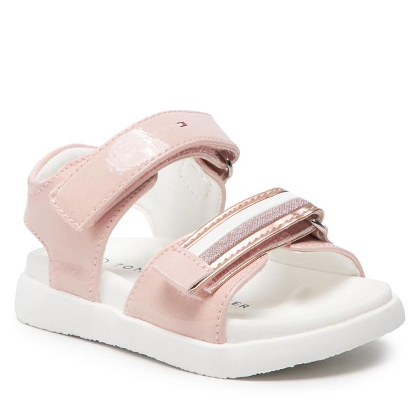 Tommy Hilfiger Sandali Tommy Hilfiger Velcro Sandal T1A2-32169-0710 M Roza