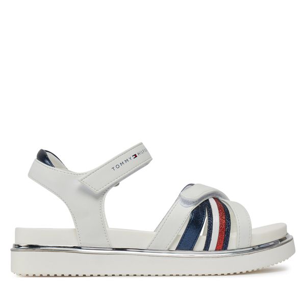 Tommy Hilfiger Sandali Tommy Hilfiger Velcro Sandal T3A2-33240-0273 S Bela