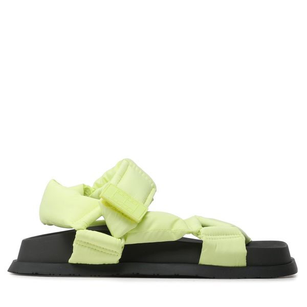 Tommy Jeans Sandali Tommy Jeans New Sandal Wmns EN0EN02135 Zelena