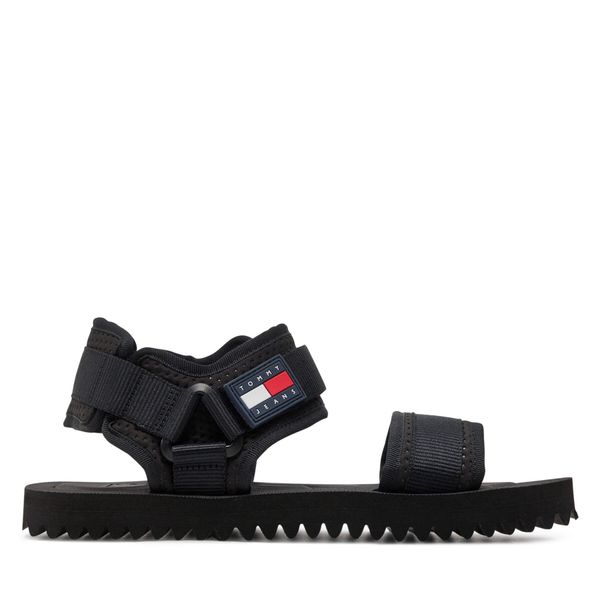 Tommy Jeans Sandali Tommy Jeans Tjm Sandal Luxe EM0EM01387 Črna