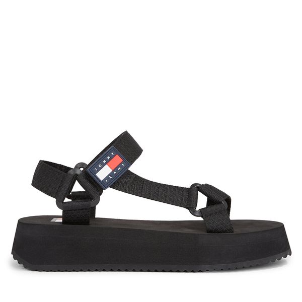 Tommy Jeans Sandali Tommy Jeans Tjw Eva Sandal EN0EN02466 EN0EN02466 Črna