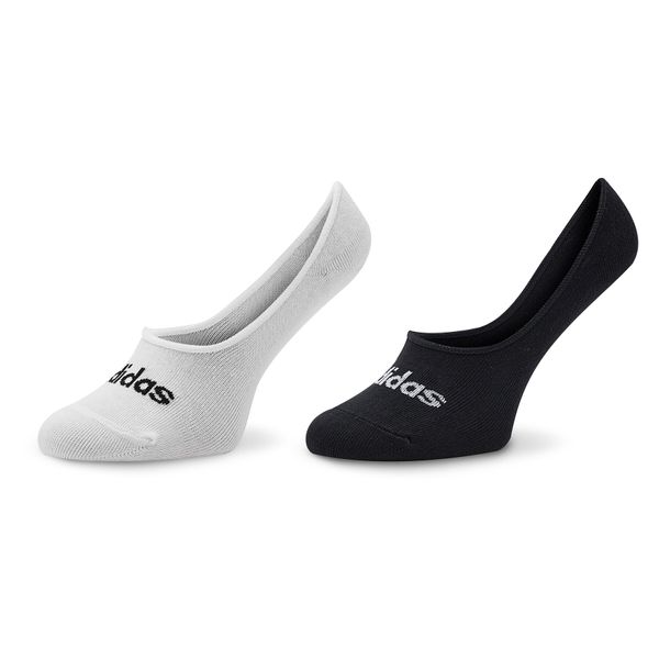 adidas Set 2 parov uniseks stopalk adidas Thin Linear Ballerina IC1295 White/Black
