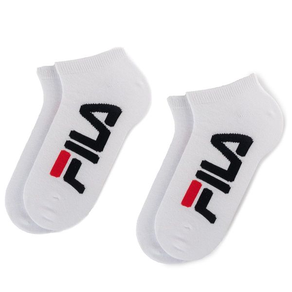 Fila Set 2 parov unisex nizkih nogavic Fila Calza Invisible F9199 Bela