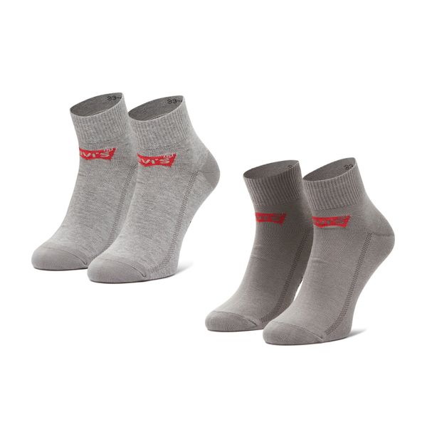 Levi's® Set 3 parov moških nizkih nogavic Levi's® 37157-0179 Middle Grey Melange