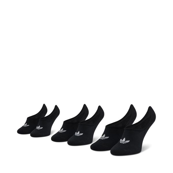 adidas Set 3 parov uniseks stopalk adidas No-Show Socks 3P FM0677 Black
