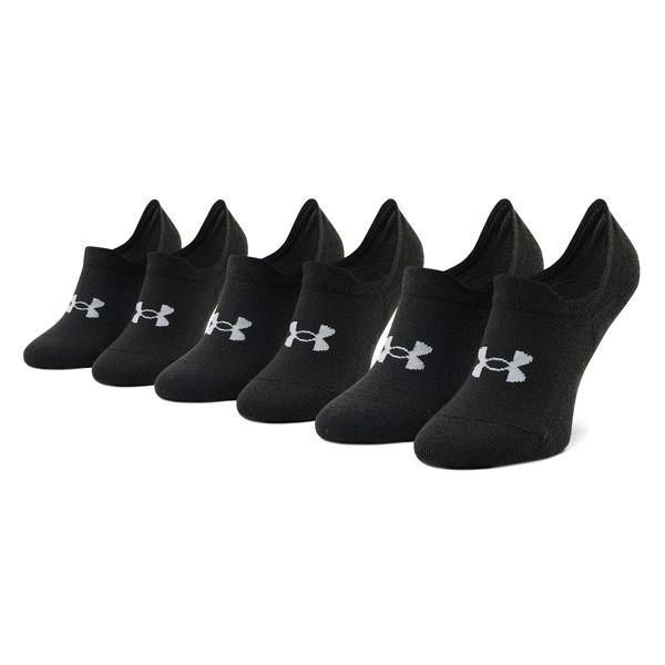 Under Armour Set 3 parov uniseks stopalk Under Armour Ua Ultra Lo 1351784-001 Črna