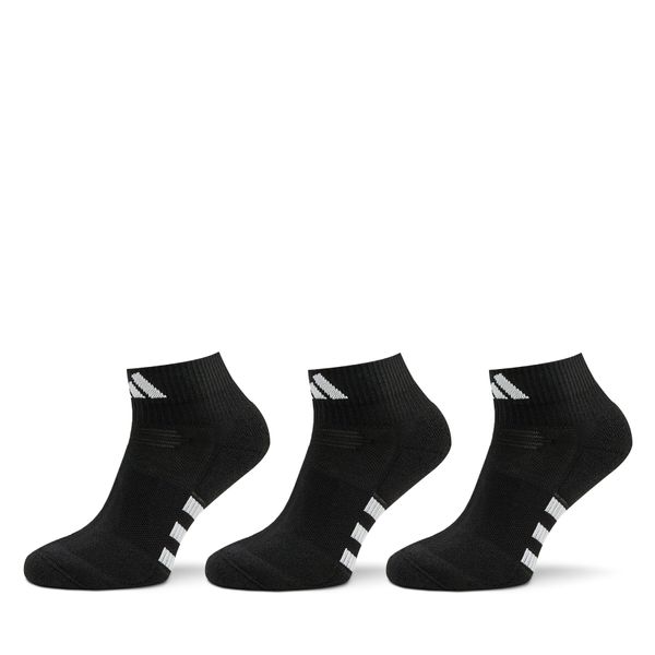 adidas Set 3 parov unisex nizkih nogavic adidas Performance Cushioned Mid-Cut Socks 3 Pairs IC9519 Črna