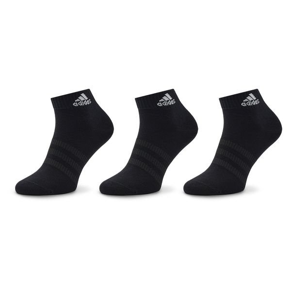 adidas Set 3 parov unisex nizkih nogavic adidas Thin and Light Ankle Socks 3 Pairs IC1282 Črna