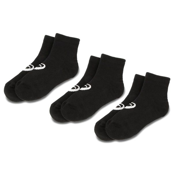 Asics Set 3 parov unisex nizkih nogavic Asics 3PPK Quarter Sock 155205 Black 0900