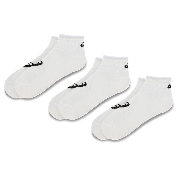Asics Set 3 parov unisex nizkih nogavic Asics 3PPK Quarter Sock 155205 White 0001