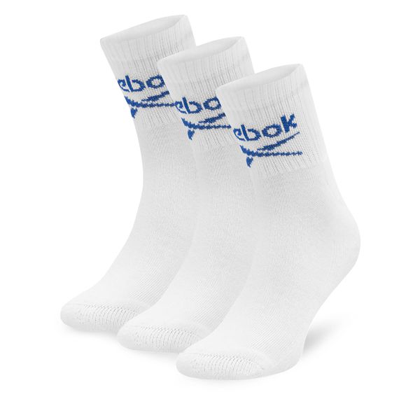 Reebok Set 3 parov unisex visokih nogavic Reebok R0255-SS24 (3-pack) Bela