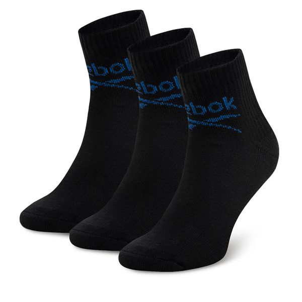 Reebok Set 3 parov unisex visokih nogavic Reebok R0255-SS24 (3-pack) Črna