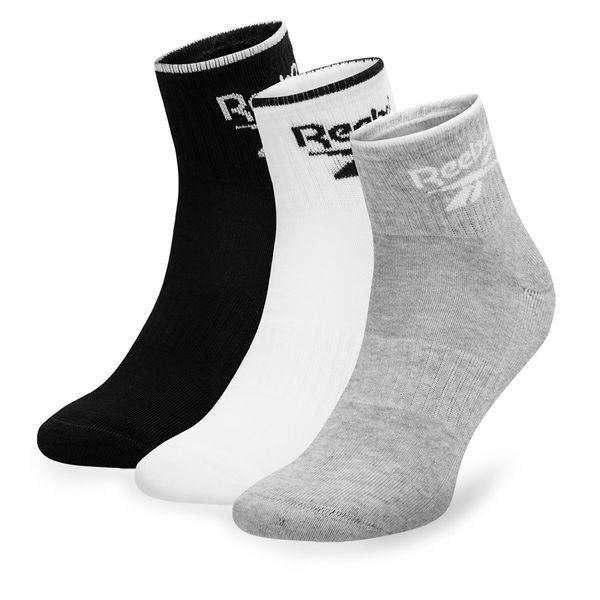 Reebok Set 3 parov unisex visokih nogavic Reebok R0362-SS24 (3-pack) Pisana