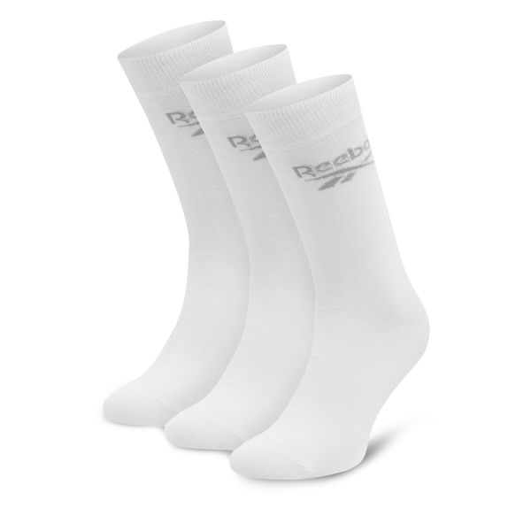 Reebok Set 3 parov unisex visokih nogavic Reebok R0367-SS24 (3-pack) Bela