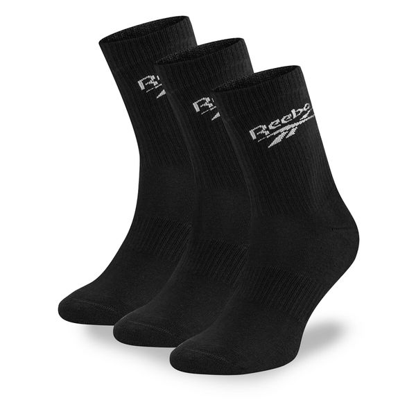 Reebok Set 3 parov unisex visokih nogavic Reebok R0452-SS24 (3-pack) Črna