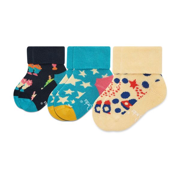Happy Socks Set 4 parov otroških visokih nogavic Happy Socks XKFNT08-6500 Kolorowy