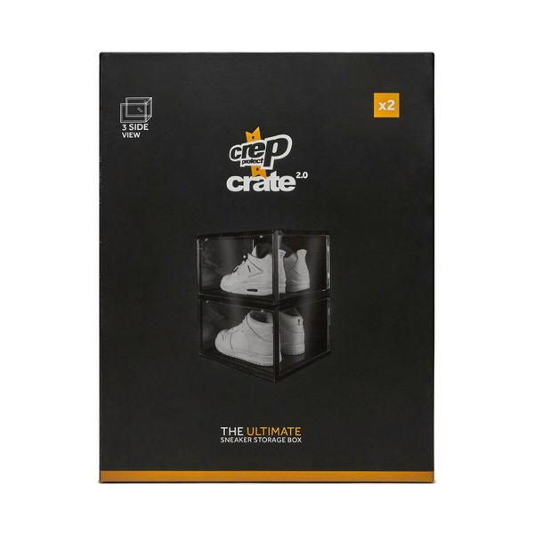 Crep Protect Set dveh škatel za čevlje Crep Protect The Ultimate Sneaker Storage Box CP009 Črna