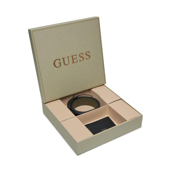 Guess Set etui za kreditne kartice in trak Guess GFBOXM P3306 Črna