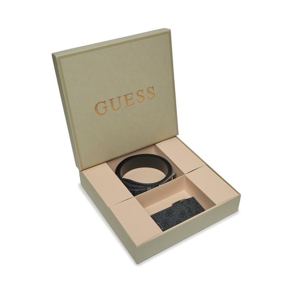 Guess Set etui za kreditne kartice in trak Guess Gift Box GFBOXM P3305 BLA
