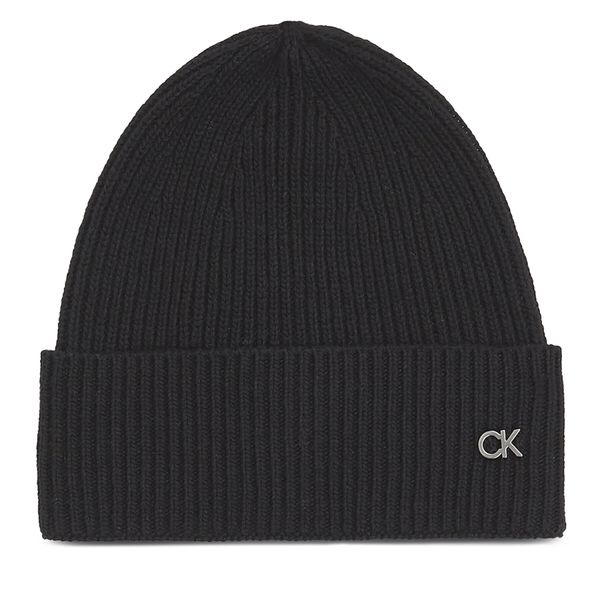 Calvin Klein Set šal + kapa Calvin Klein Re-Lock Beanie / Scarf K60K611331 Črna