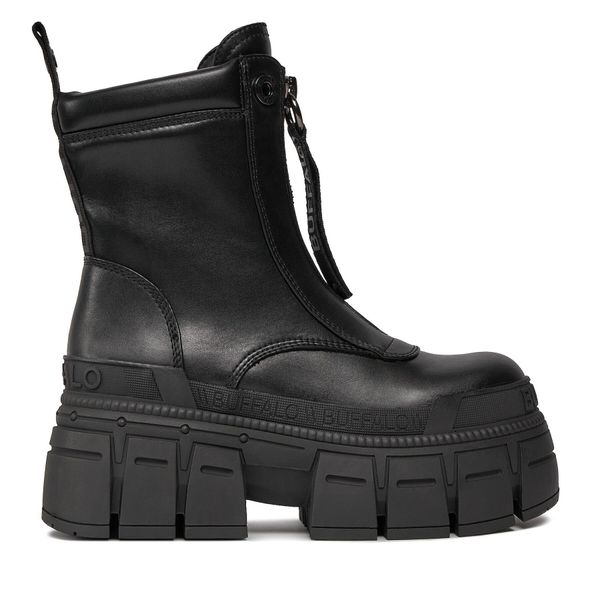 Buffalo Škornji Buffalo Gospher Zip Boot BN1622350 Črna