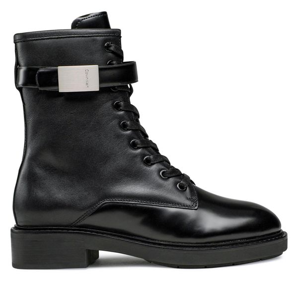 Calvin Klein Škornji Calvin Klein Combat Boot W/Hw HW0HW01360 Črna