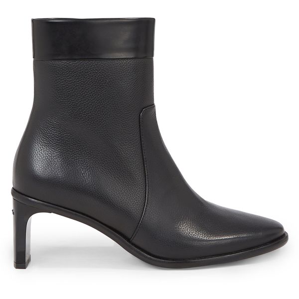 Calvin Klein Škornji Calvin Klein Curved Stil Ankle Boot 55 HW0HW01889 Črna