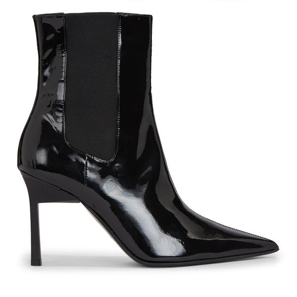 Calvin Klein Škornji Calvin Klein Geo Stiletto Chelsea Boot 90-Pat HW0HW01809 Črna