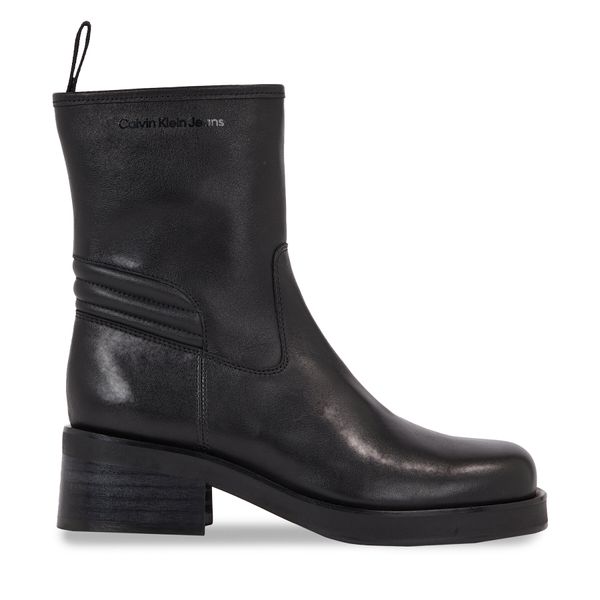 Calvin Klein Jeans Škornji Calvin Klein Jeans Biker Boot Lth Wn YW0YW01330 Črna