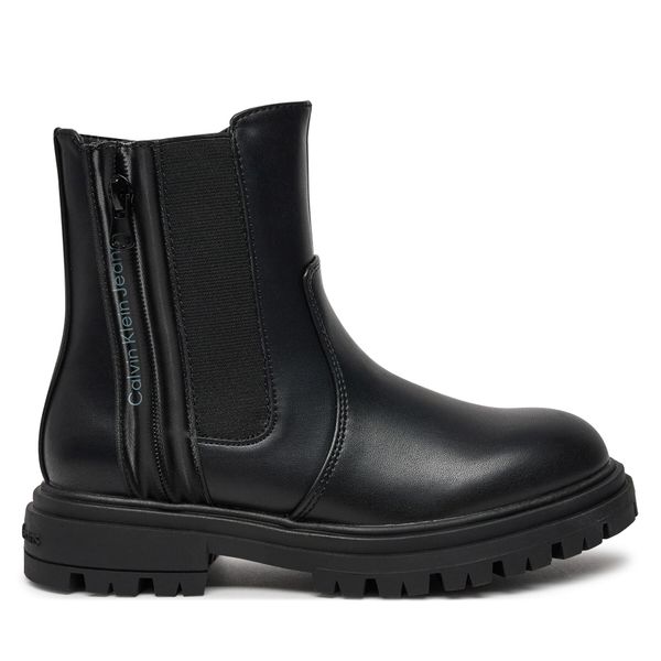 Calvin Klein Jeans Škornji Calvin Klein Jeans Chelsea Boot V3A5-81019-1355 S Črna