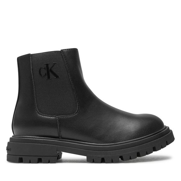 Calvin Klein Jeans Škornji Calvin Klein Jeans Chelsea Boot V3X5-81097-1355 S Črna