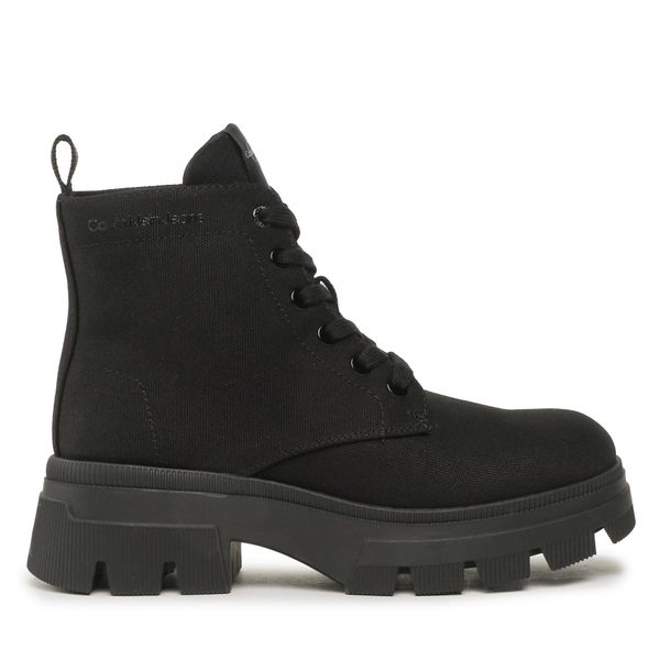 Calvin Klein Jeans Škornji Calvin Klein Jeans Chunky Combat Laceup Boot Co YW0YW01239 Črna