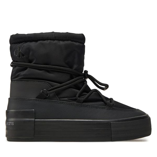 Calvin Klein Jeans Škornji Calvin Klein Jeans Vulc Flatform Snow Boot Wn YW0YW01591 Črna